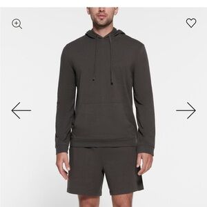 NWT SKIMS brown outdoor jersey hoodie iron XL top shirt gift